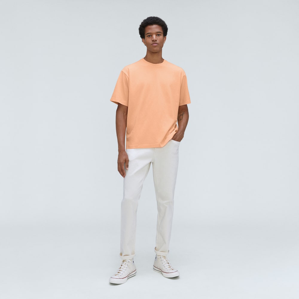 The Premium-Weight Relaxed Crew | Uniform | Apricot - Image 2