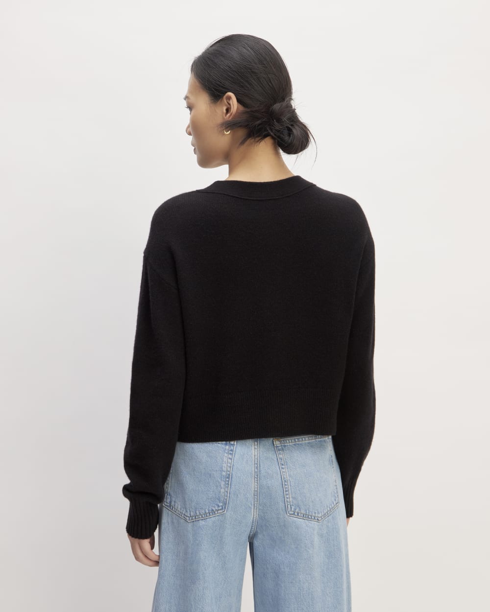 The Cashmere Cardigan | Black - Image 6