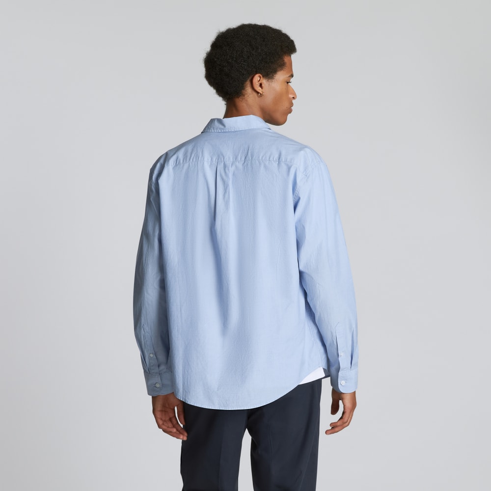 The Relaxed Poplin Shirt | Light Blue - Image 6