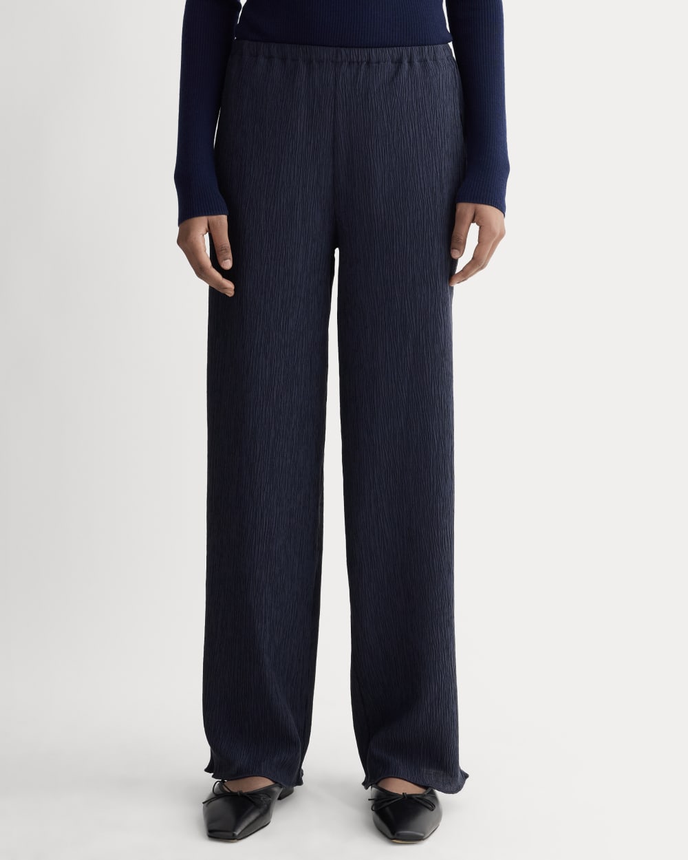 The Crinkle Pant | Navy - Image 3
