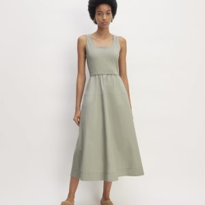 The Supima? Jersey Riviera Dress | Sage Green