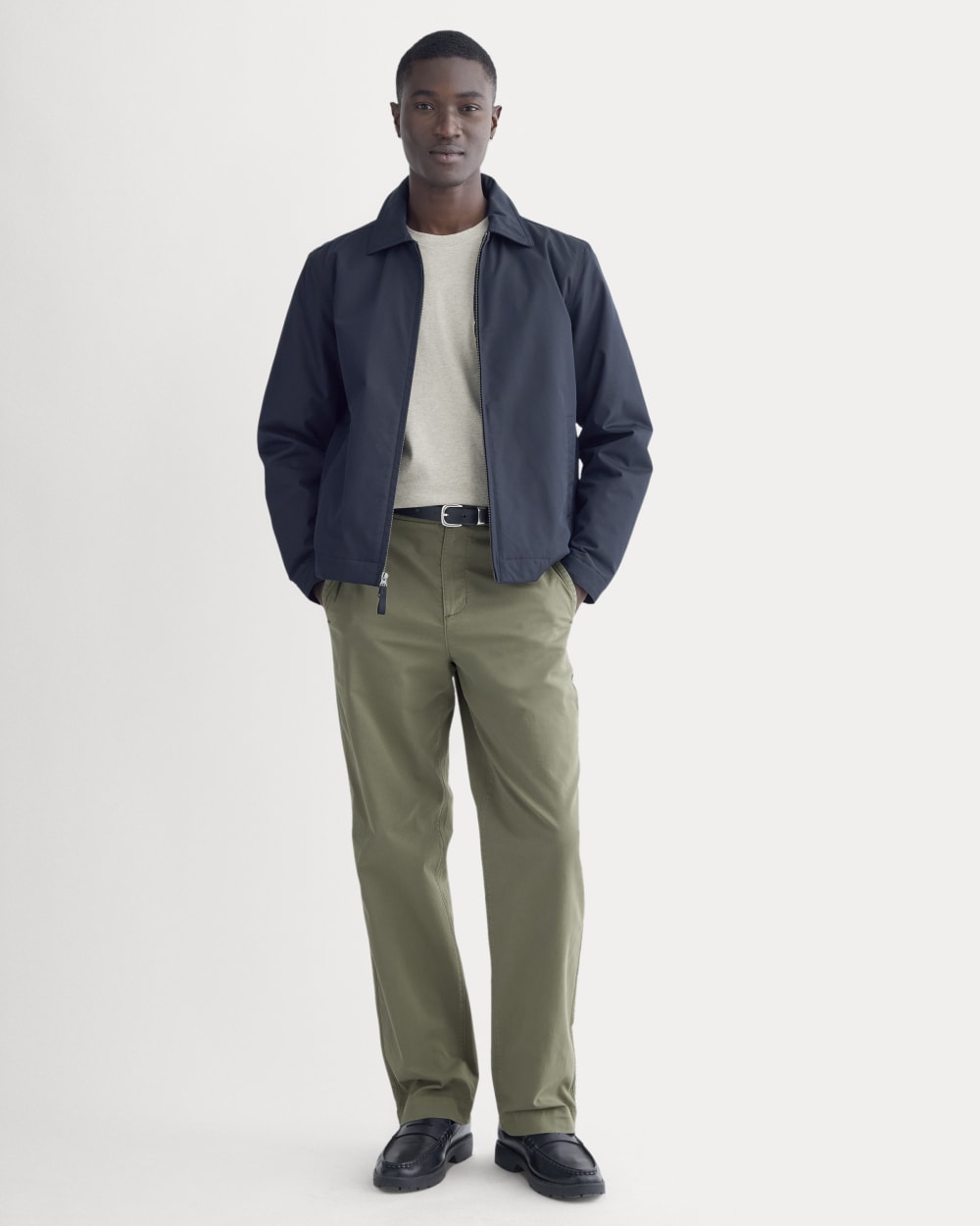 Relaxed Fit Chino | Lichen Green