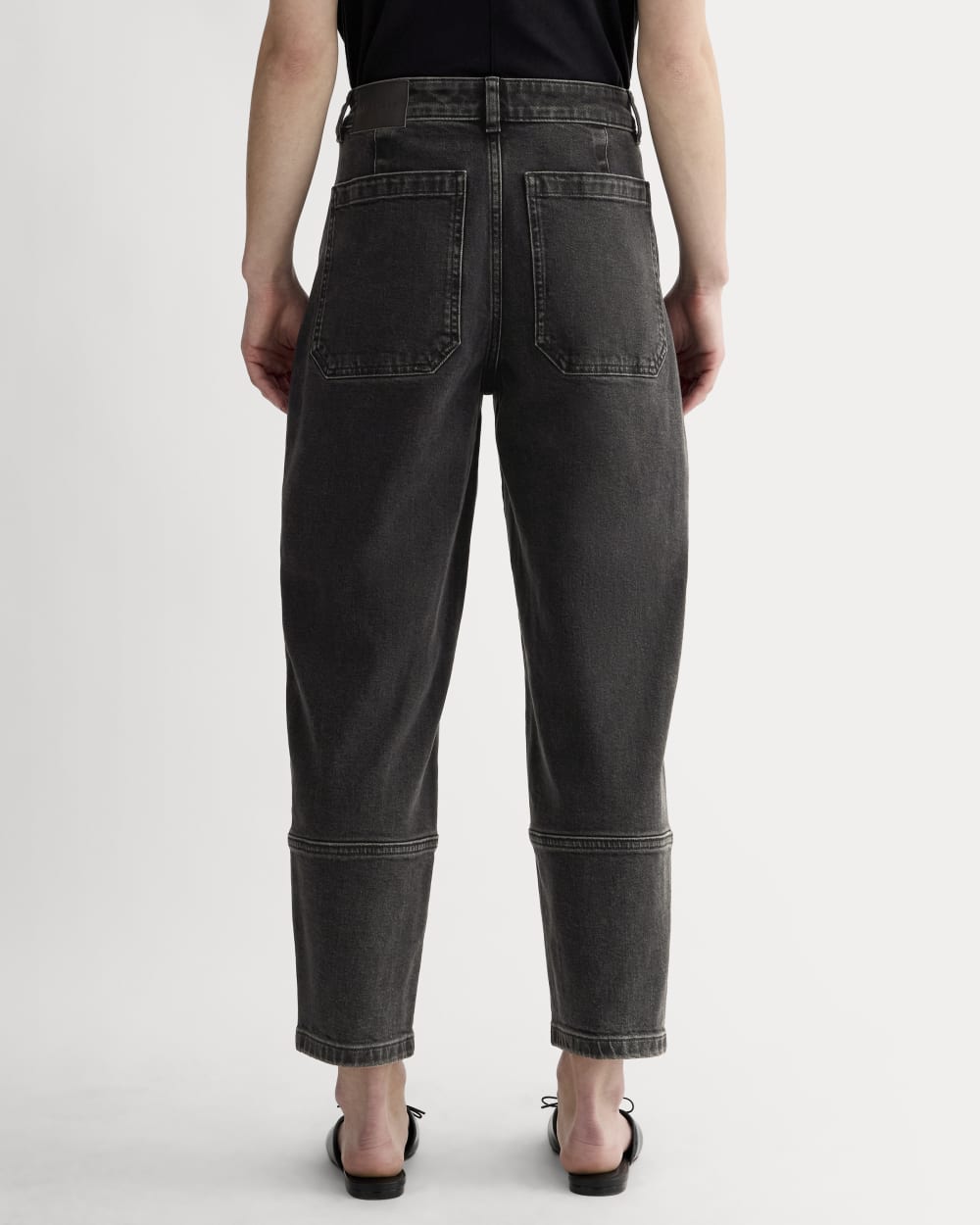 The Utility Barrel Pant | Washed Black | Regular - Image 6
