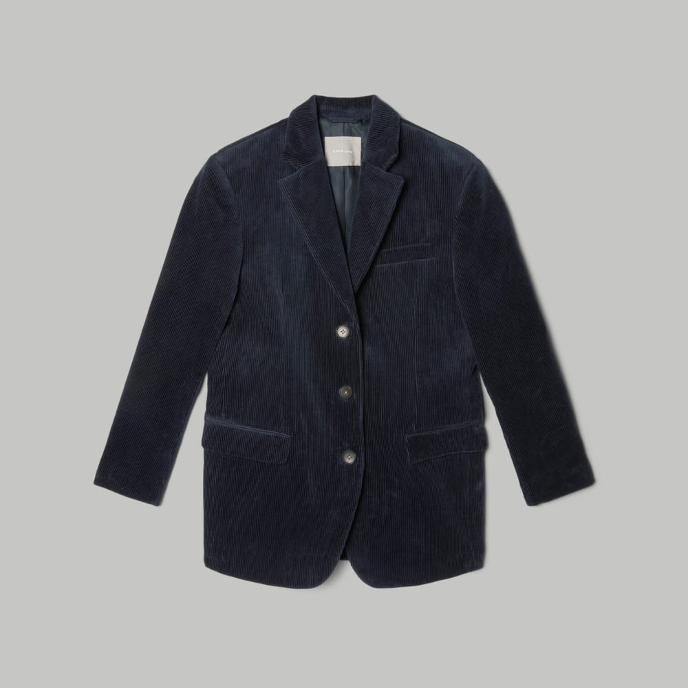 The Corduroy '80s Blazer | Deep Navy - Image 2