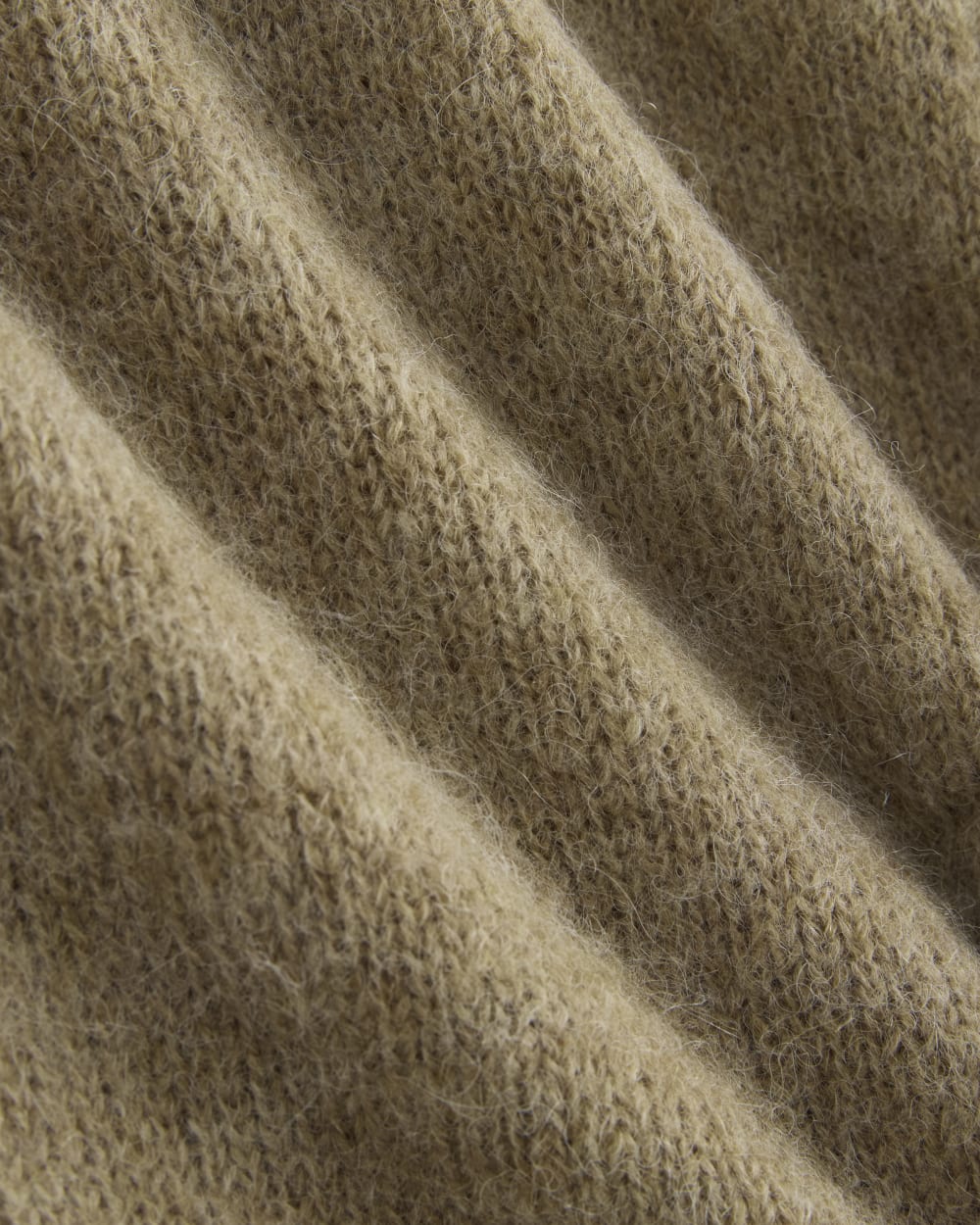The Crew Cardigan in Alpaca | Dark Heathered Camel - Image 6