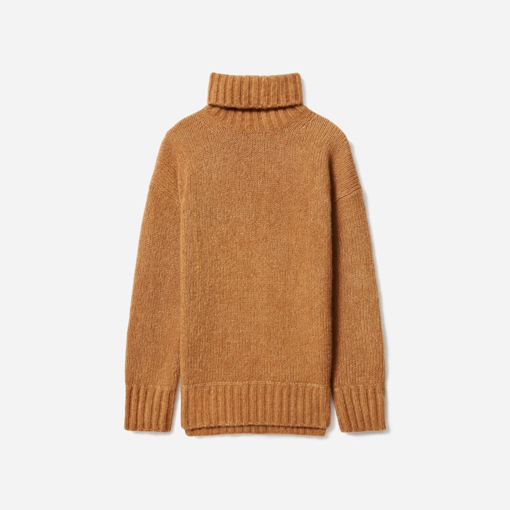 The Cloud Turtleneck | Heathered Chai - Image 2
