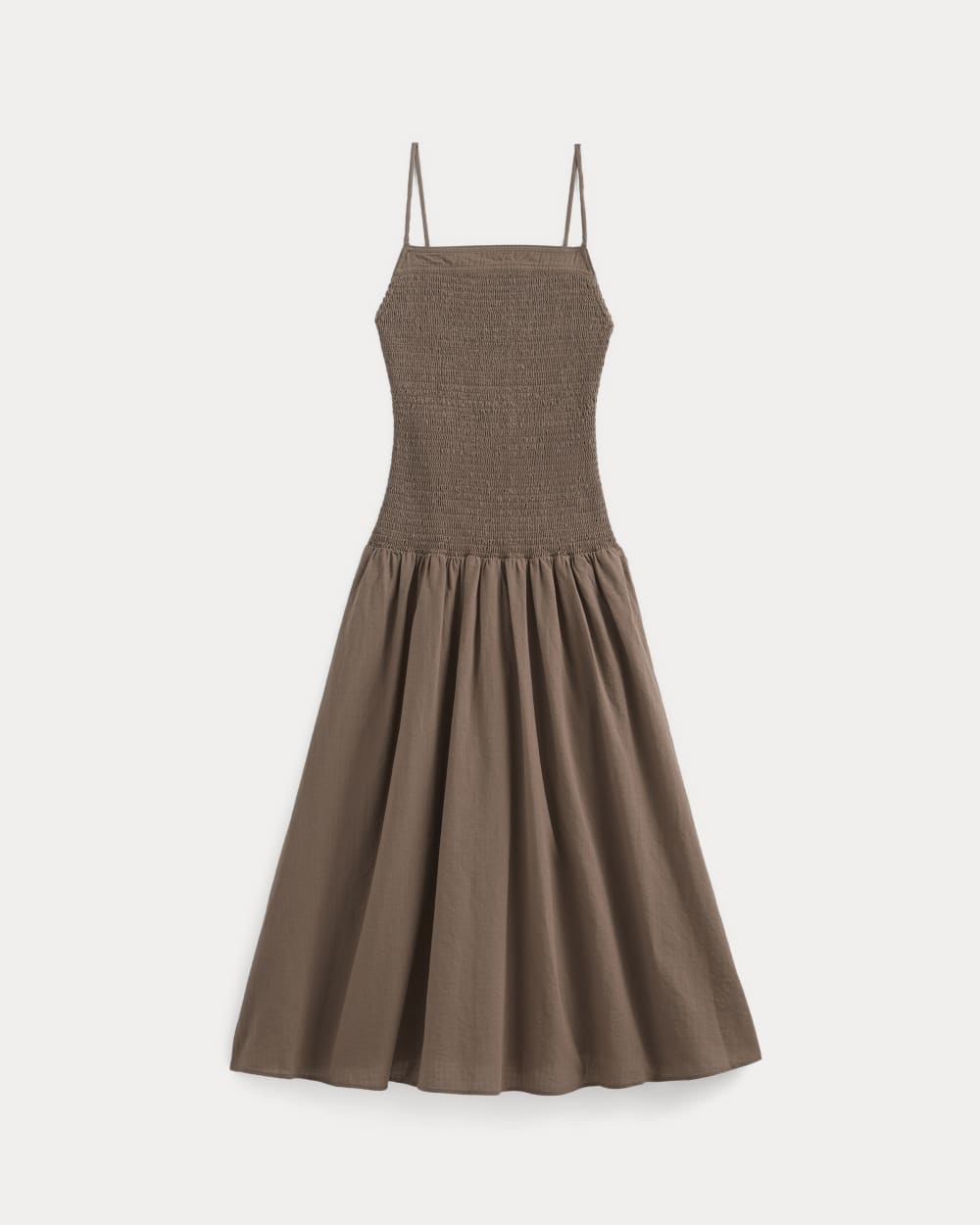The Gauze Open-Back Dress | Mocha - Image 2