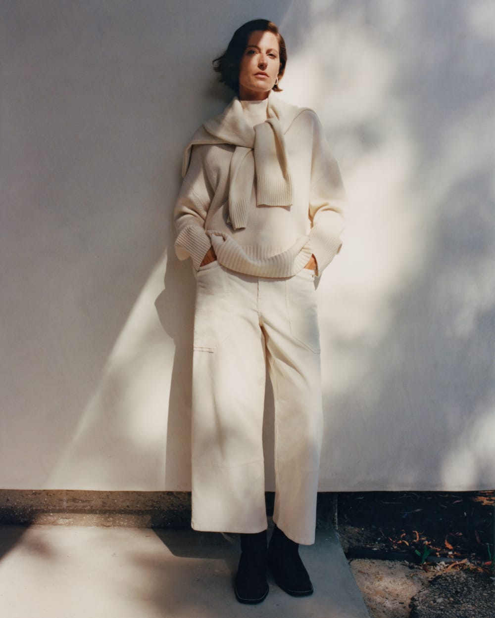 The Cashmere Oversized Turtleneck | Bone - Image 7