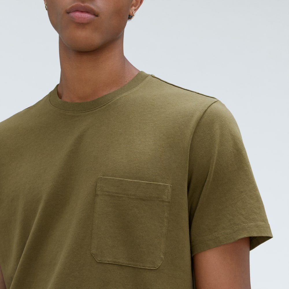 The Premium-Weight Pocket Tee | Uniform | Olive - Image 4