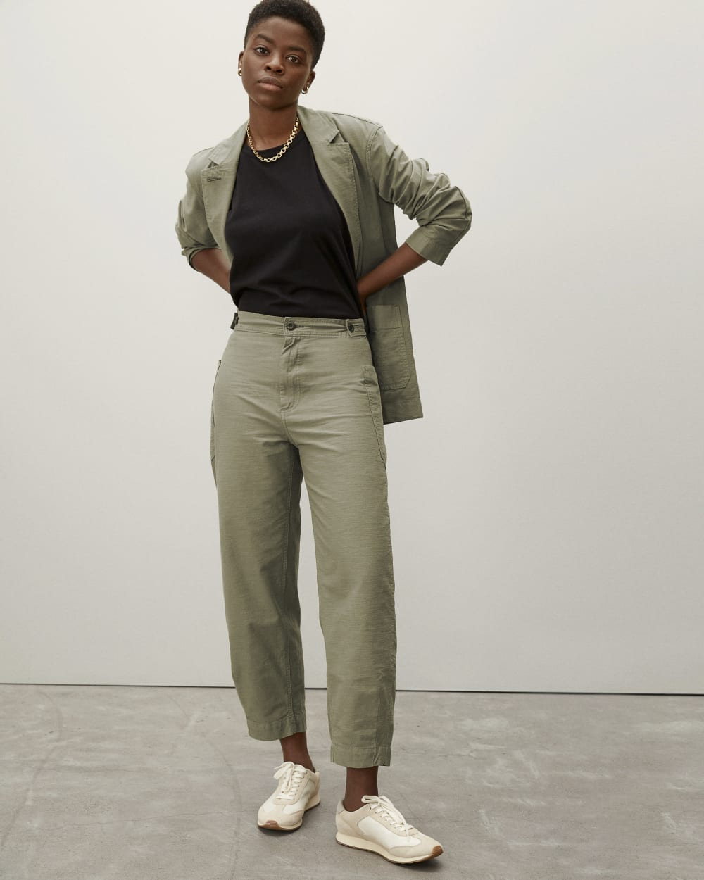 The Fatigue Barrel Pant | Bay Leaf - Image 4