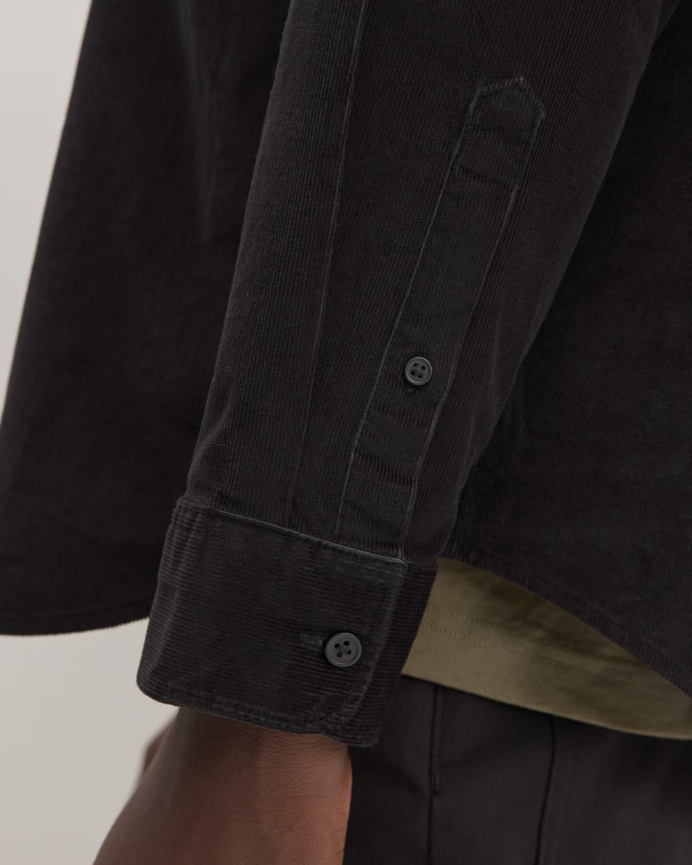 The Relaxed Corduroy Shirt | Black - Image 5