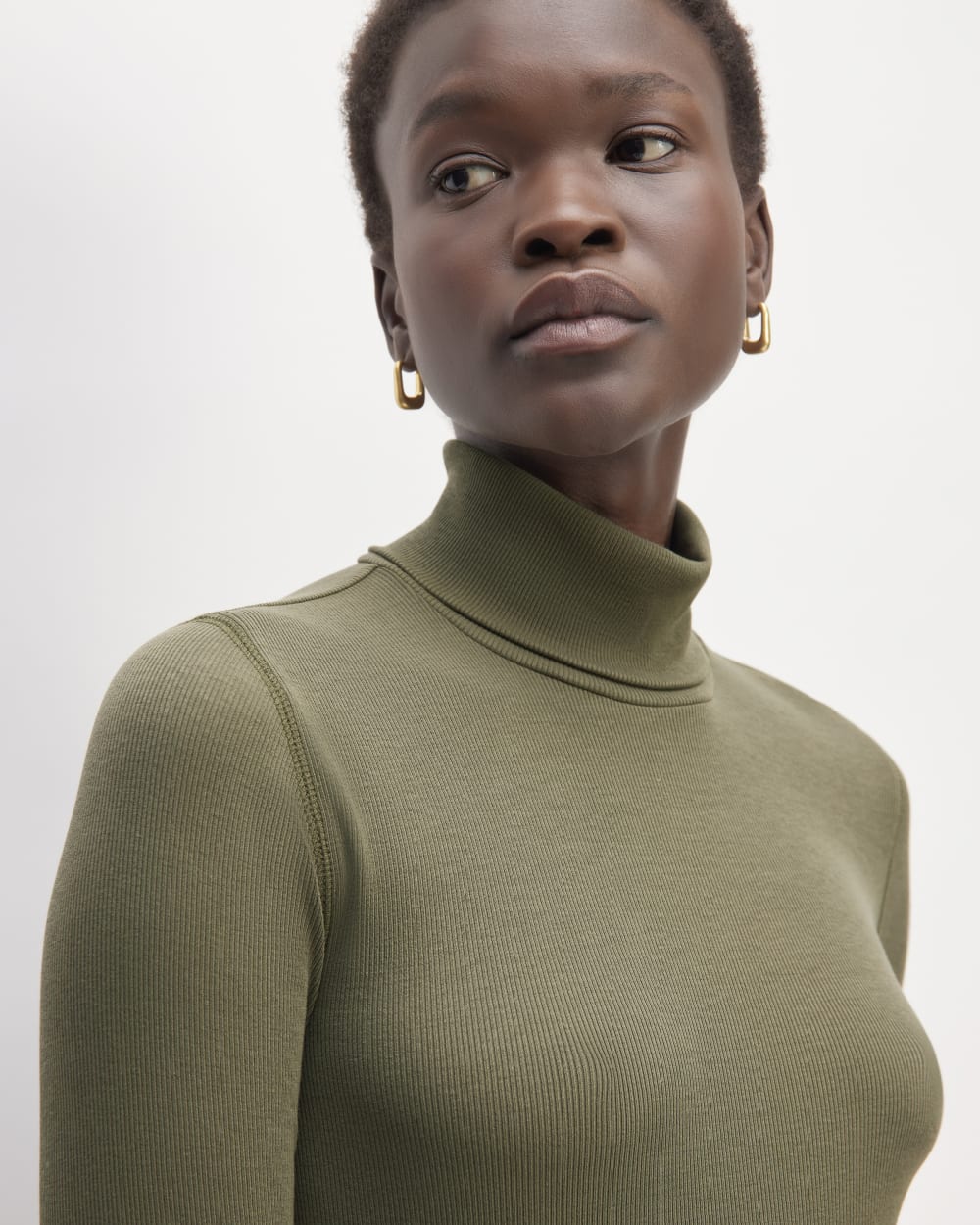 The Luxe Rib Turtleneck | Kalamata - Image 3