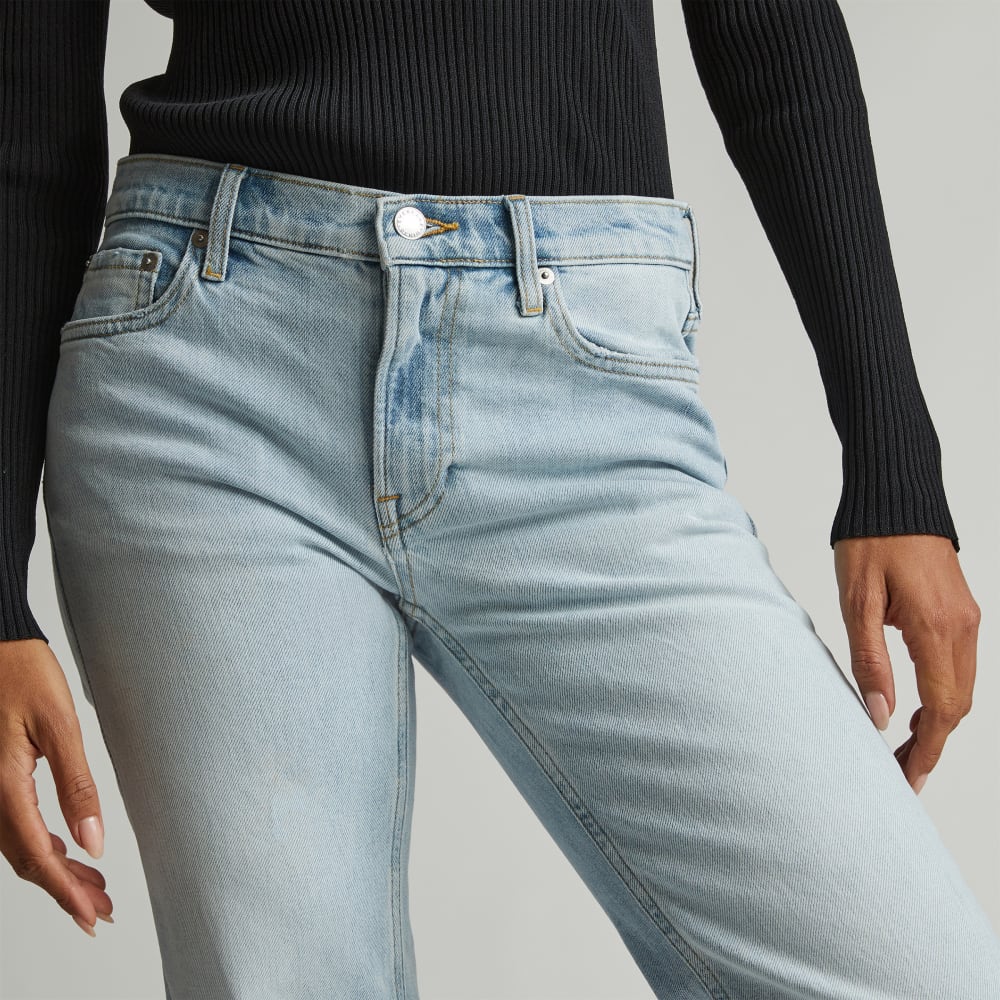 The Low-Rise Shortie Jean | Fog - Image 4