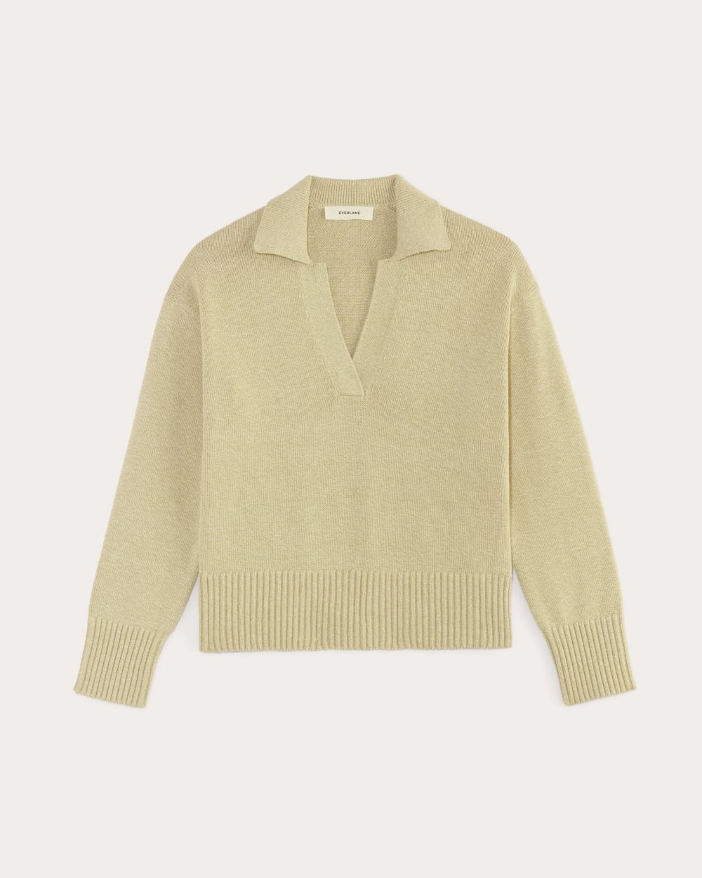 The Boxy Polo in Everyday Cotton | Mojave Desert / Natural - Image 2