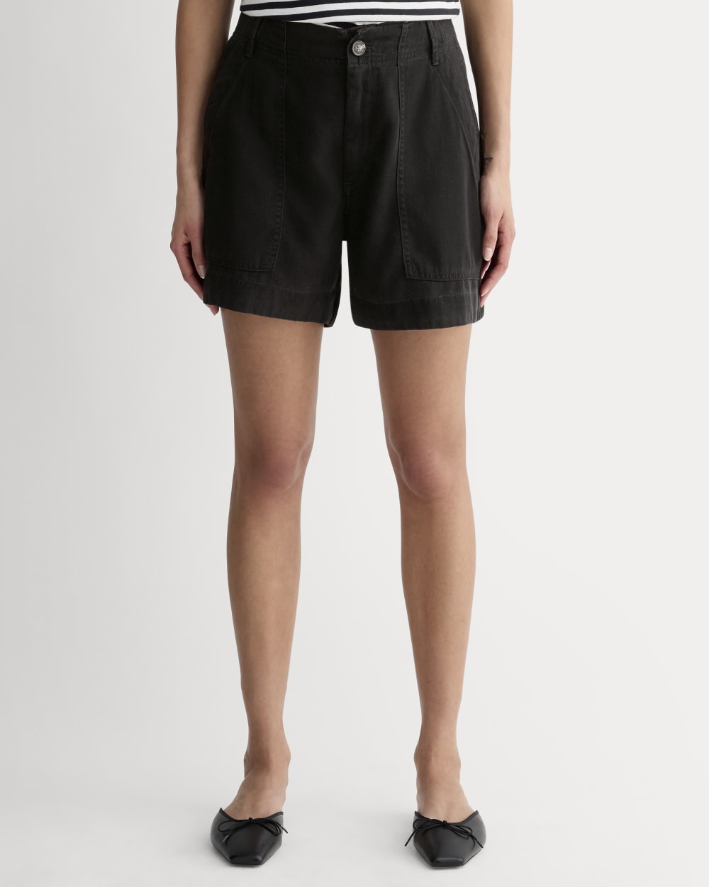 The Utility Short in Buttersoft | Black - Image 3