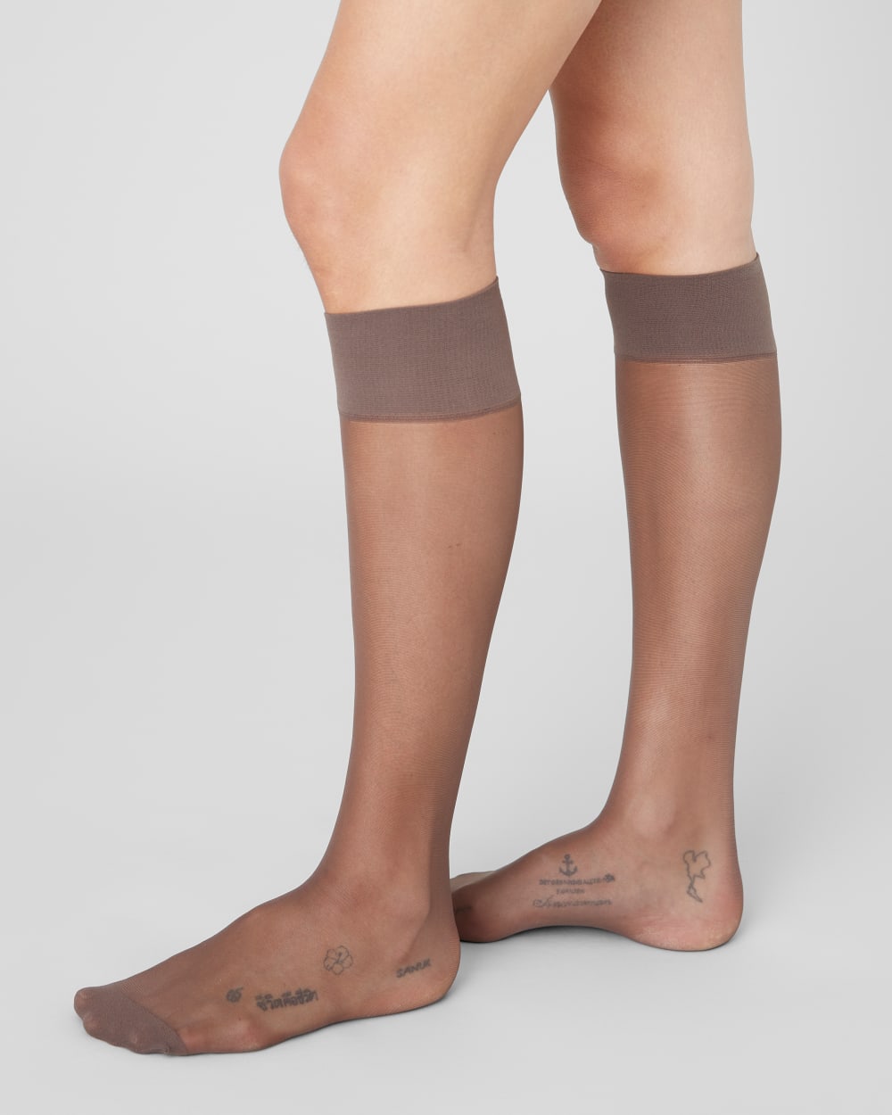 2-Pack Elin Premium Knee-Highs | Dark Brown - Image 2