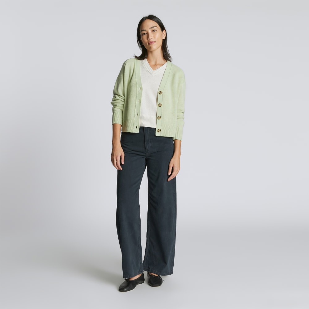 The Cashmere Cardigan | Seafoam Green - Image 5