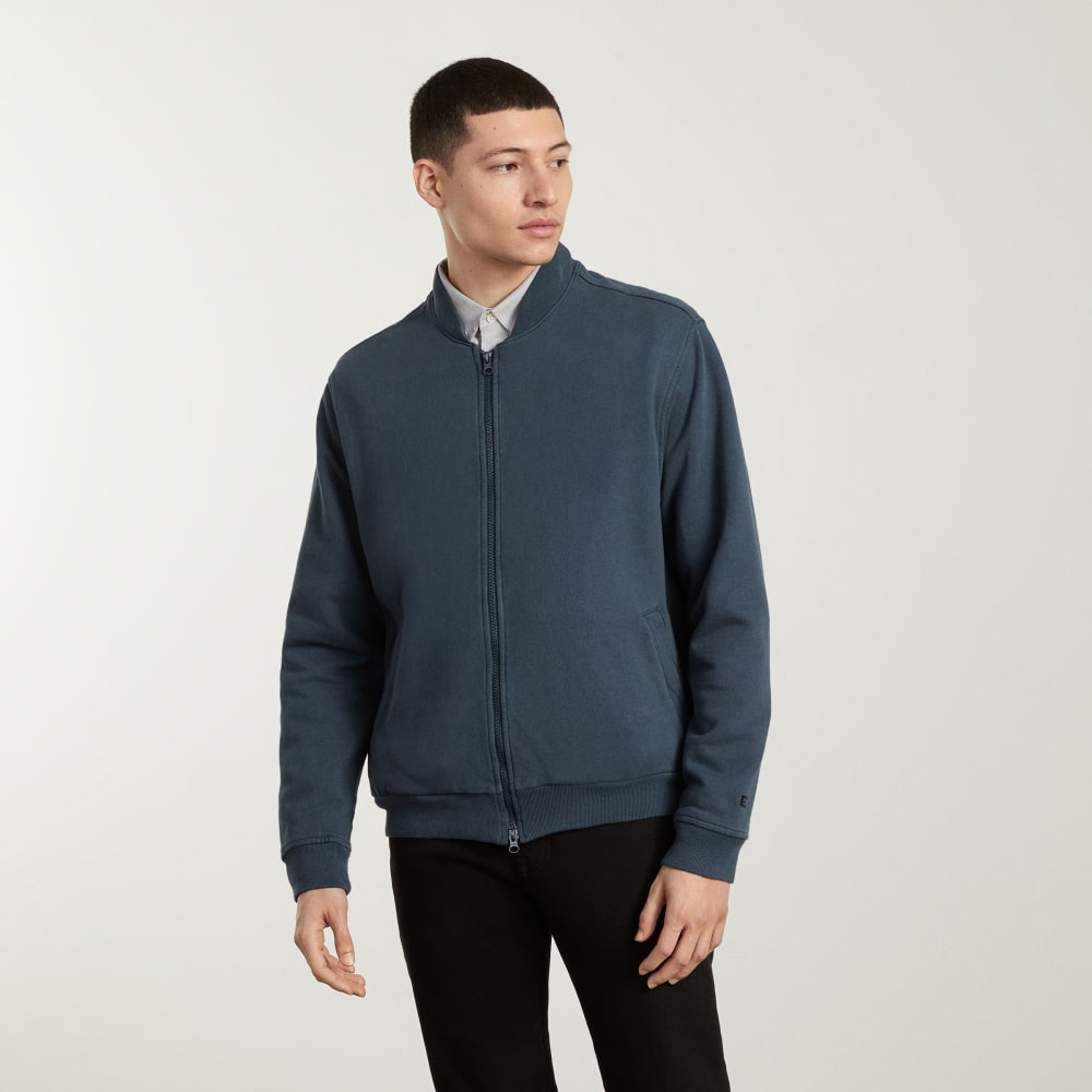 The Track Bomber Jacket | Kingfisher Blue - Image 4