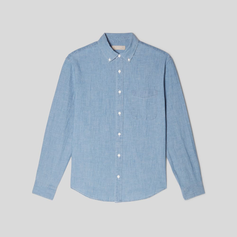 The Relaxed Organic Chambray Shirt | Mid ReChambray - Image 2