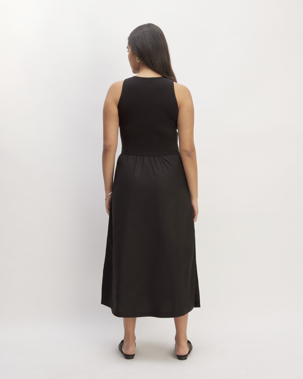 The Supima? High-Neck Riviera Dress | Black - Image 6
