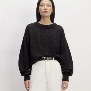 The Cocoon Crew in Alpaca | Heathered Black