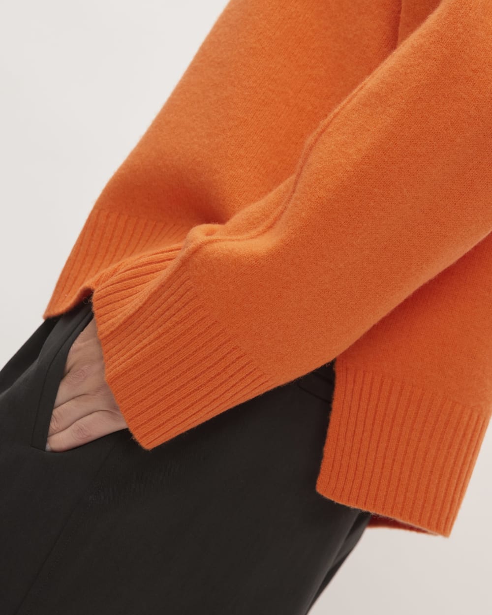 The Good Merino Wool Crewneck Sweater | Orange - Image 5