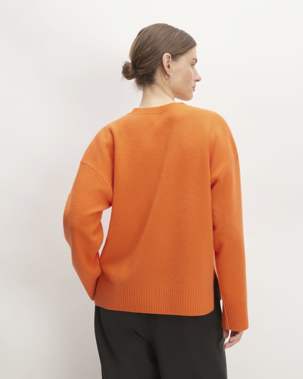 The Good Merino Wool Crewneck Sweater | Orange - Image 6