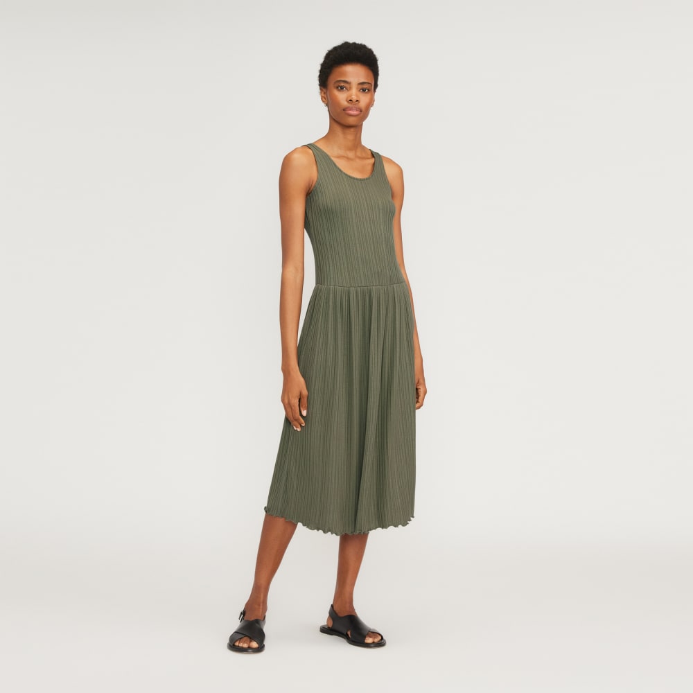The Rib Soft Knit Scoop-Neck Dress | Kalamata - Image 3