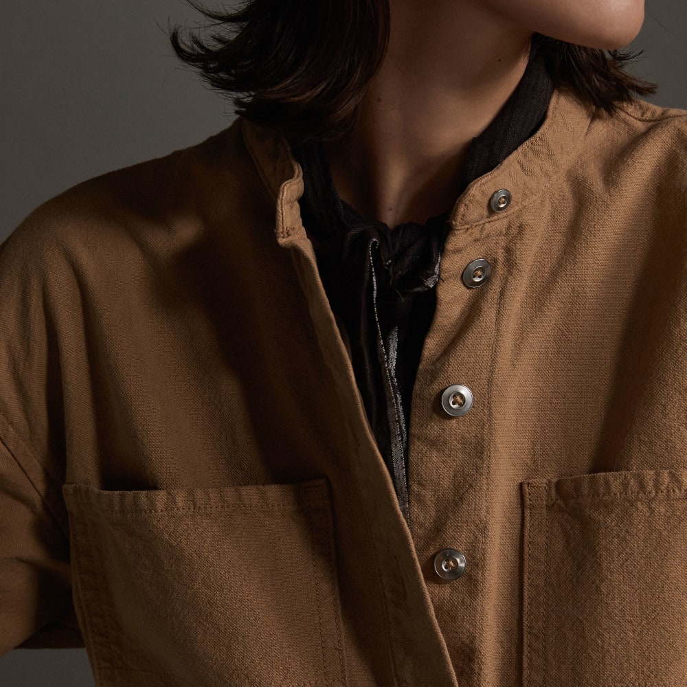 The Canvas Organic Cotton Coverall | Cappuccino - Image 8