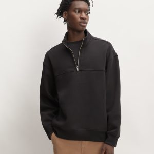 The ReTrack Fleece Half-Zip | Black
