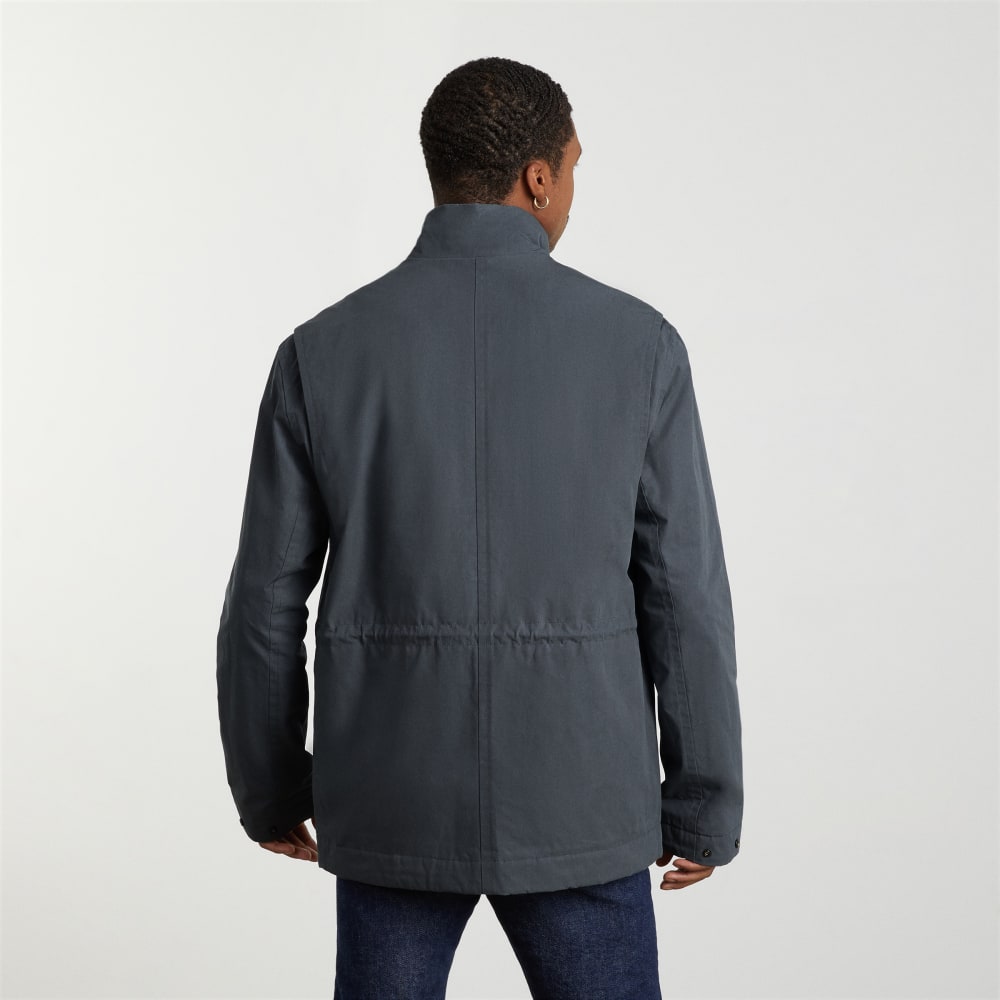 The Waxed Cotton Jacket | Slate - Image 4