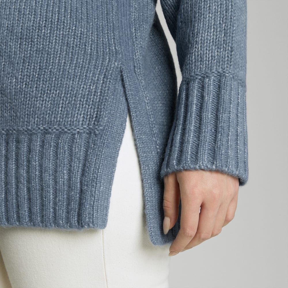 The Cloud Turtleneck | Faded Blue - Image 5