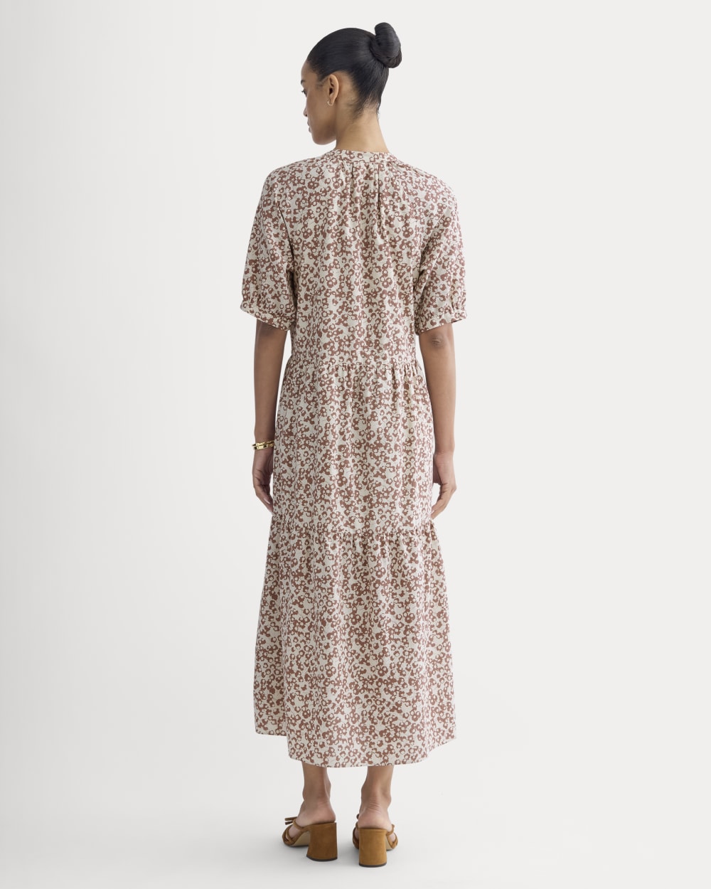 The Farmers Market Dress | Natural / Rose Dusk Floral - Image 4