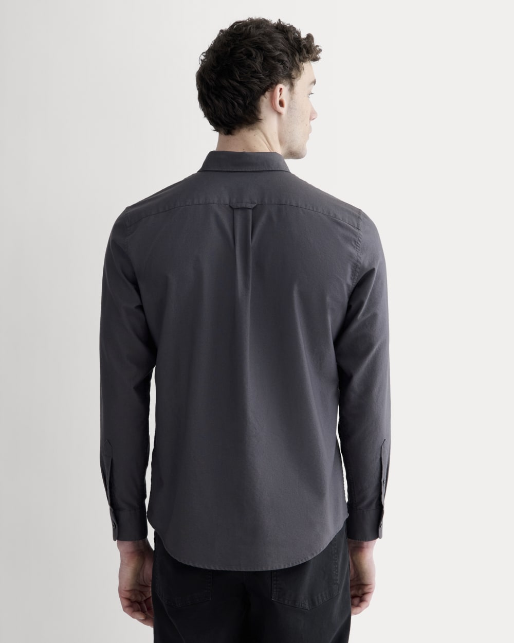 The Slim Oxford Shirt | Slate Grey | Standard - Image 5
