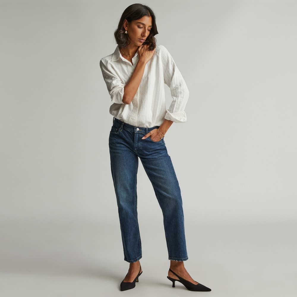 The Low-Rise Shortie Jean | Dark Ink - Image 8