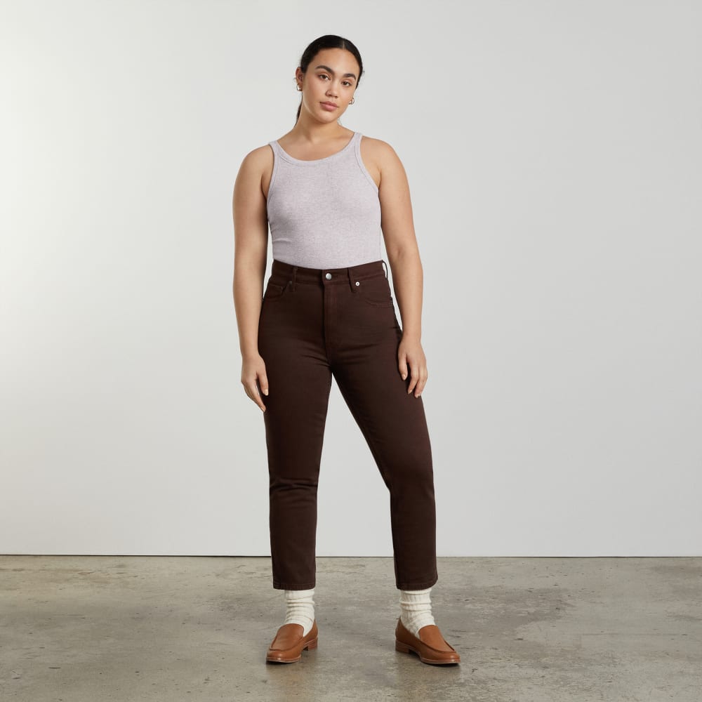 The Pima Micro-Rib Short Tank | Wisteria Grey - Image 4