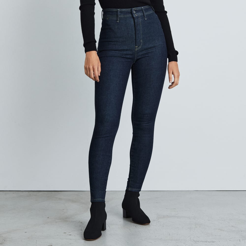 The Way-High® Clean Front Skinny Jean | Dark Indigo | 28.5 Inseam - Image 4