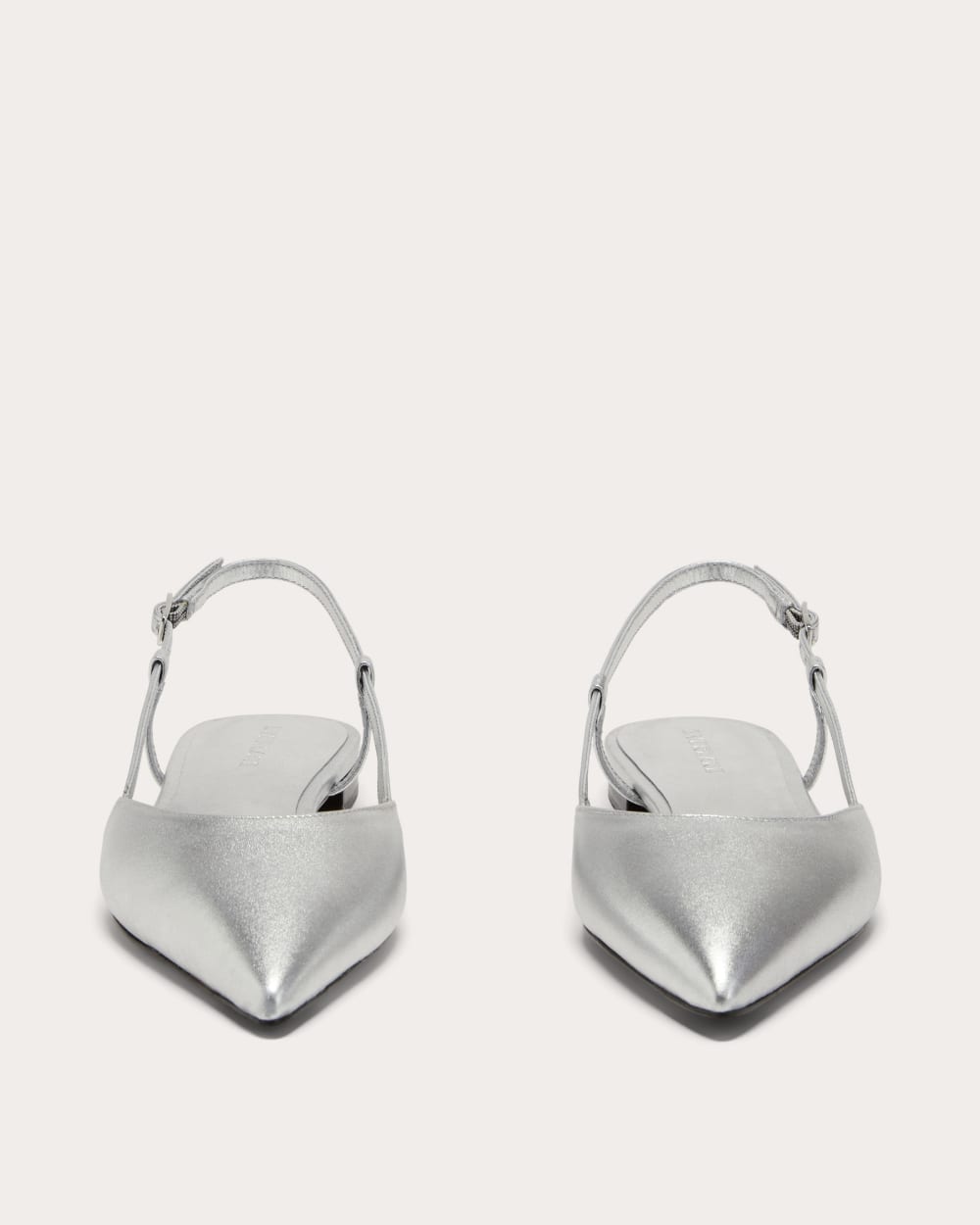 The Studio Slingback Flat | Silver - Image 5