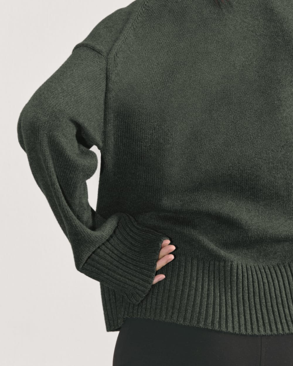The Boxy Sweater in Everyday Cotton | Scarab - Image 7