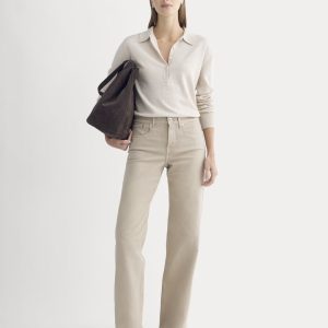 The Column Jean | Garment-Dyed Tan | 31.5 Inseam