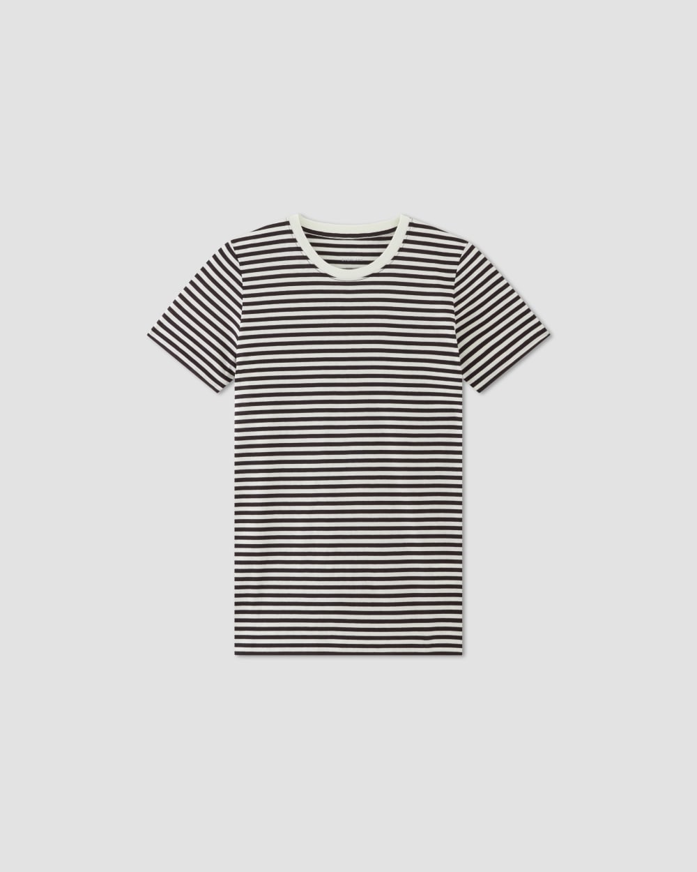 The Organic Cotton Crew Tee | Black / Bone - Image 2