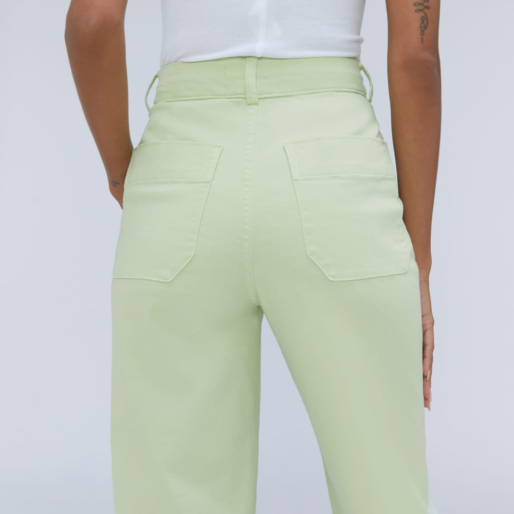 The Organic Wide-Leg Pant | Seafoam Green - Image 5