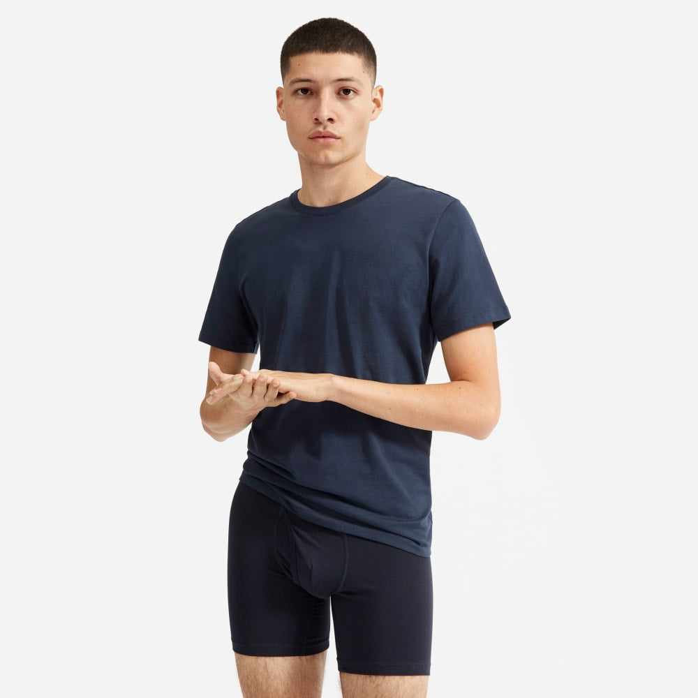 The Supima® Longer Boxer Brief | Uniform | Deep Navy - Image 2
