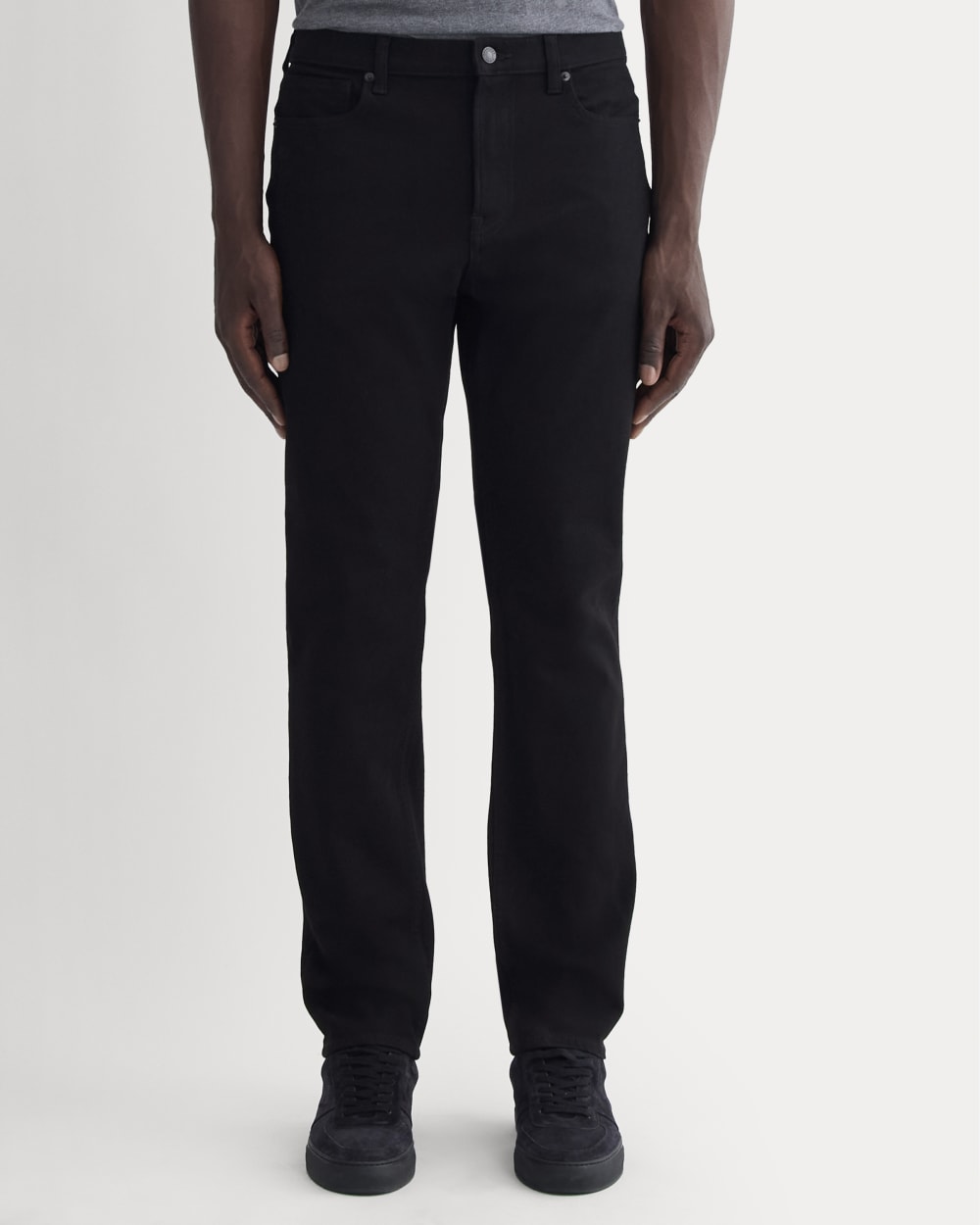 The Relaxed 4-Way Stretch Organic Jean | Uniform | Black - Image 3