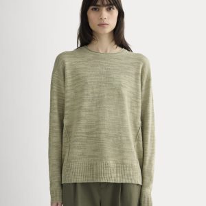 The Slouch Sweater in Cotton Linen | Eucalyptus