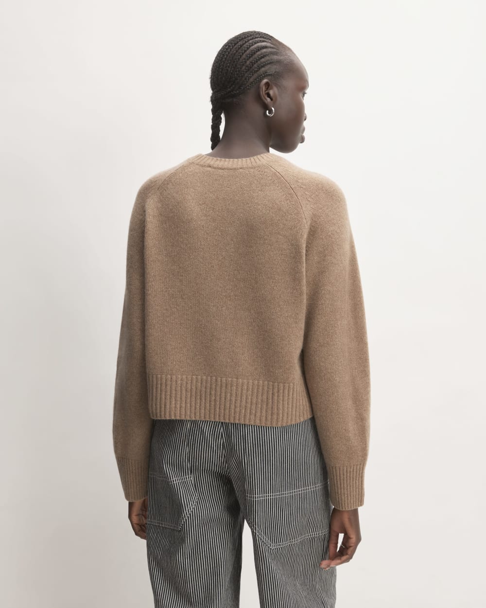 The Boxy Crew in Cashmere | Heathered Woodsmoke - Image 6