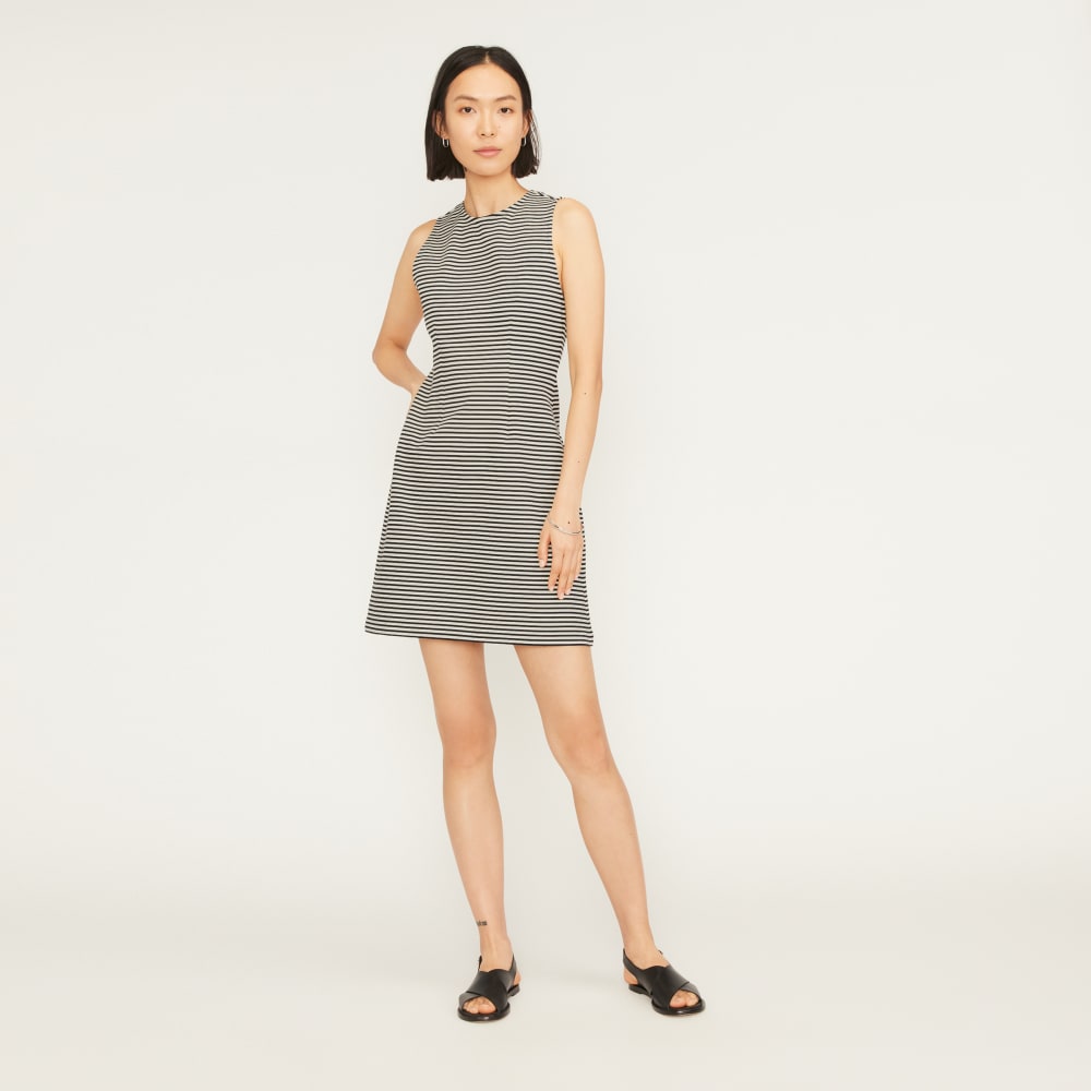 The Dream '90s Shift Dress | Parchment / Black
