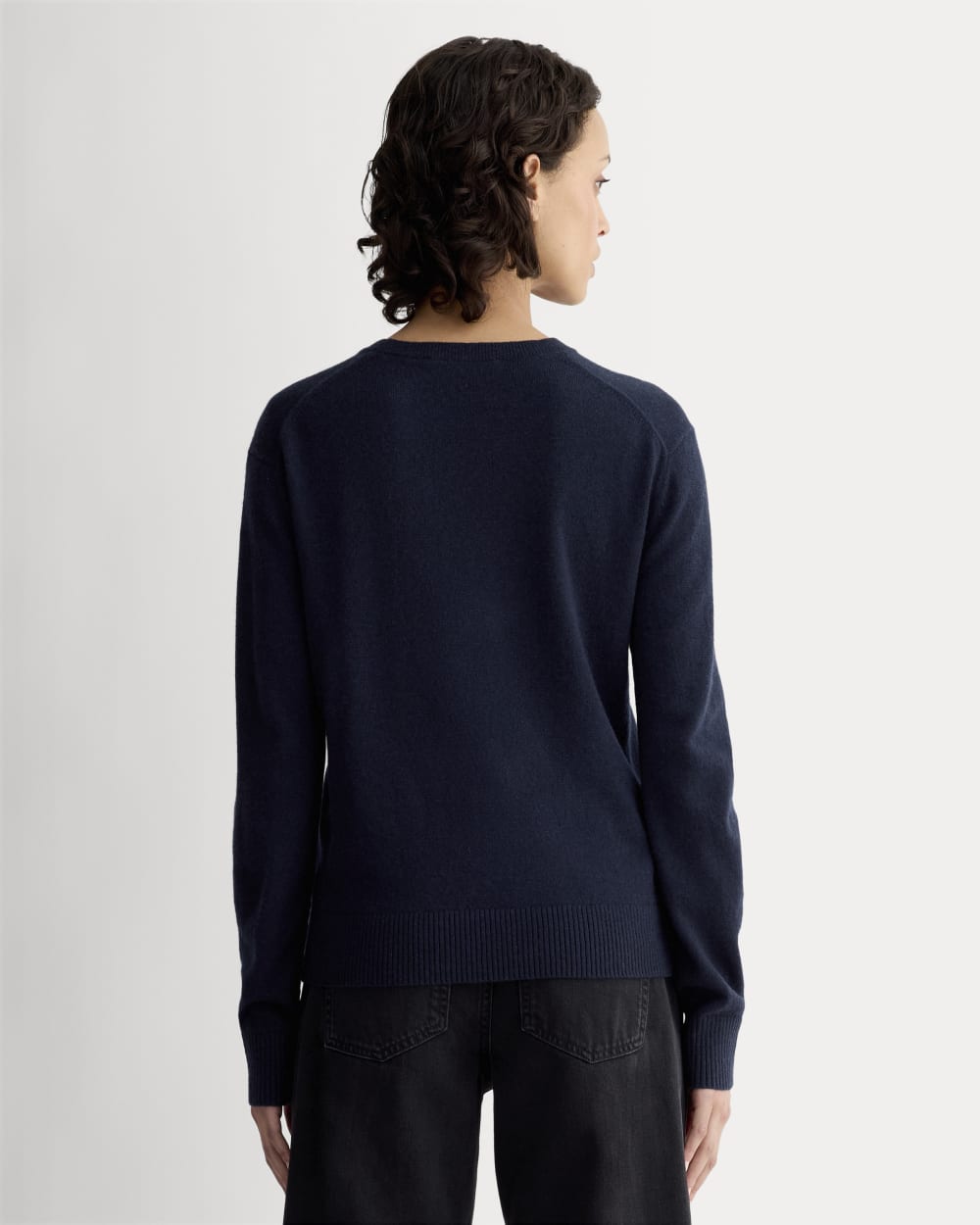 The Classic Crew in Cashmere | Navy - Image 5
