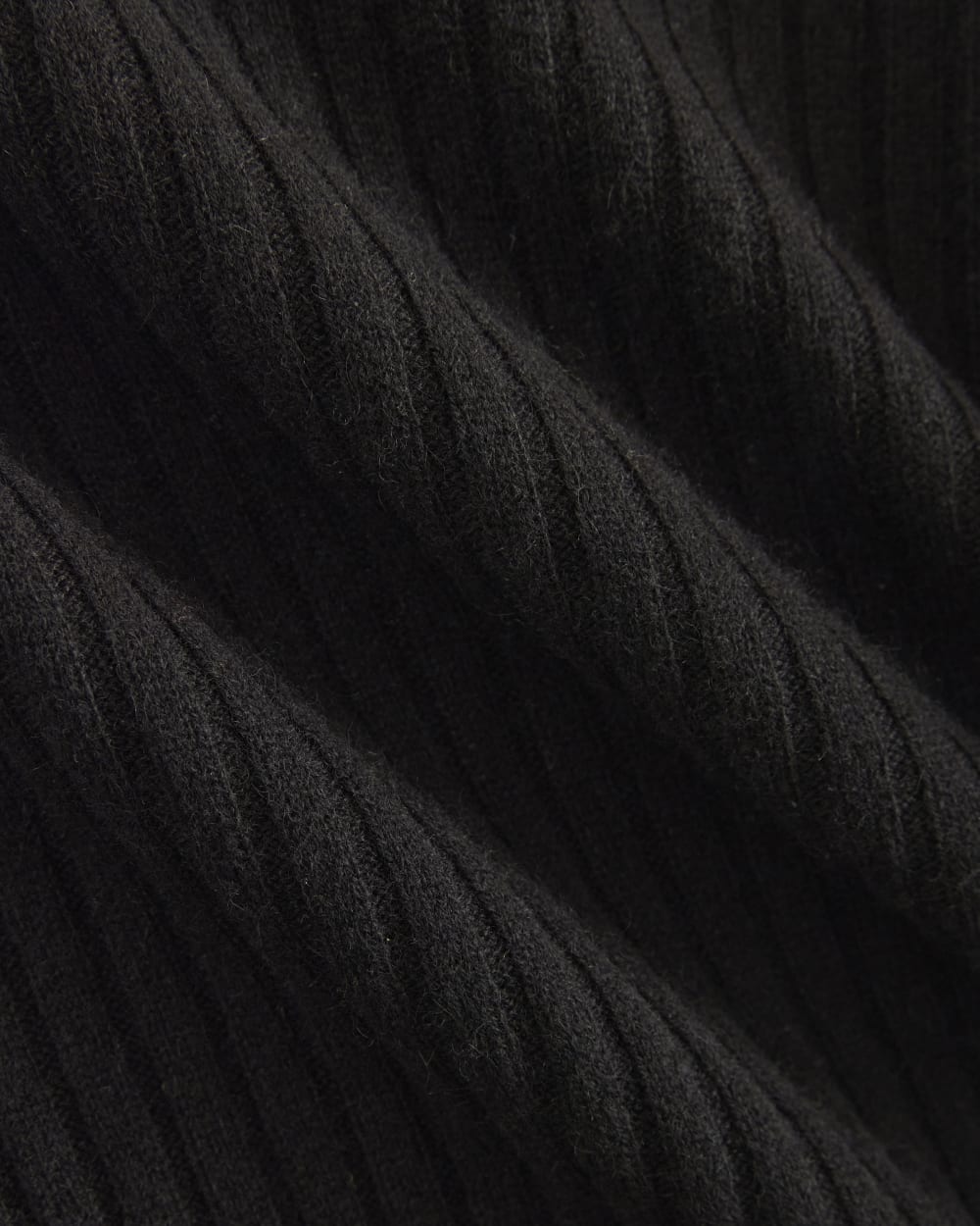 Cashmere Long-Sleeve Mini Dress | Black - Image 5