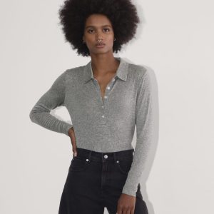 The Henley in Butterluxe | Heather Charcoal
